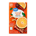Great Value Orange Spice Herbal Tea Bags Caffeine Free 1.41 oz 20 Count