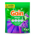 Gain Flings Laundry Detergent Soap Pacs, 4-in-1 Oxi Boost and Febreze, Moonlight Breeze Scent, 31 Count