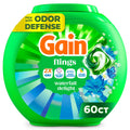 Gain Flings 4-in-1 Oxi Boost Febreze Laundry Detergent Pacs Waterfall Delight 60 Count