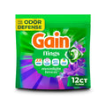 Gain Flings 4-in-1 Oxi Boost Febreze Laundry Detergent Pacs Moonlight Breeze 12 Count