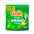 Gain Flings 4-in-1 Oxi Boost Febreze Laundry Detergent Pacs Original Scent 12 Count