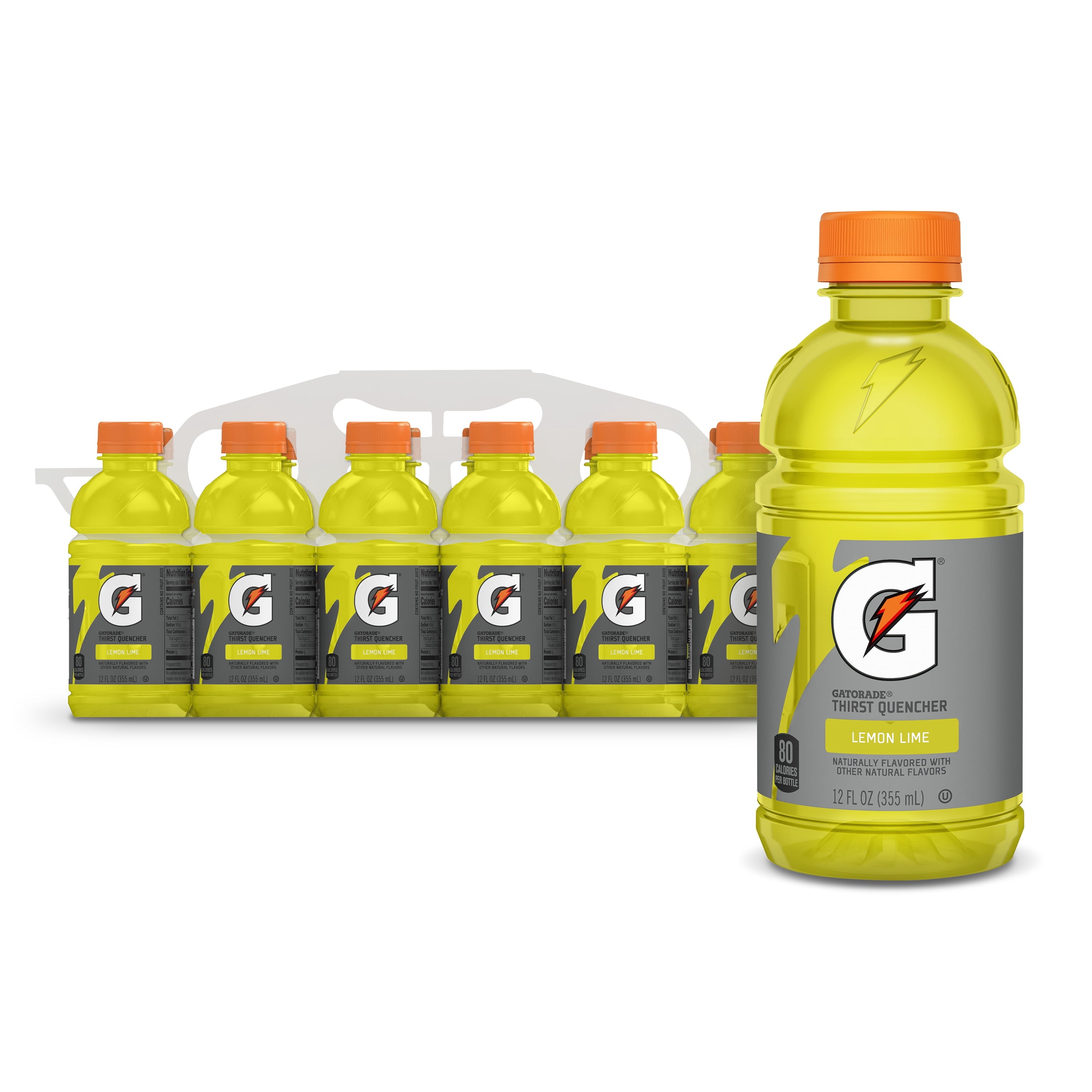 Gatorade Thirst Quencher Lemon Lime Sports Drink 12 fl oz 12 Count Bottles