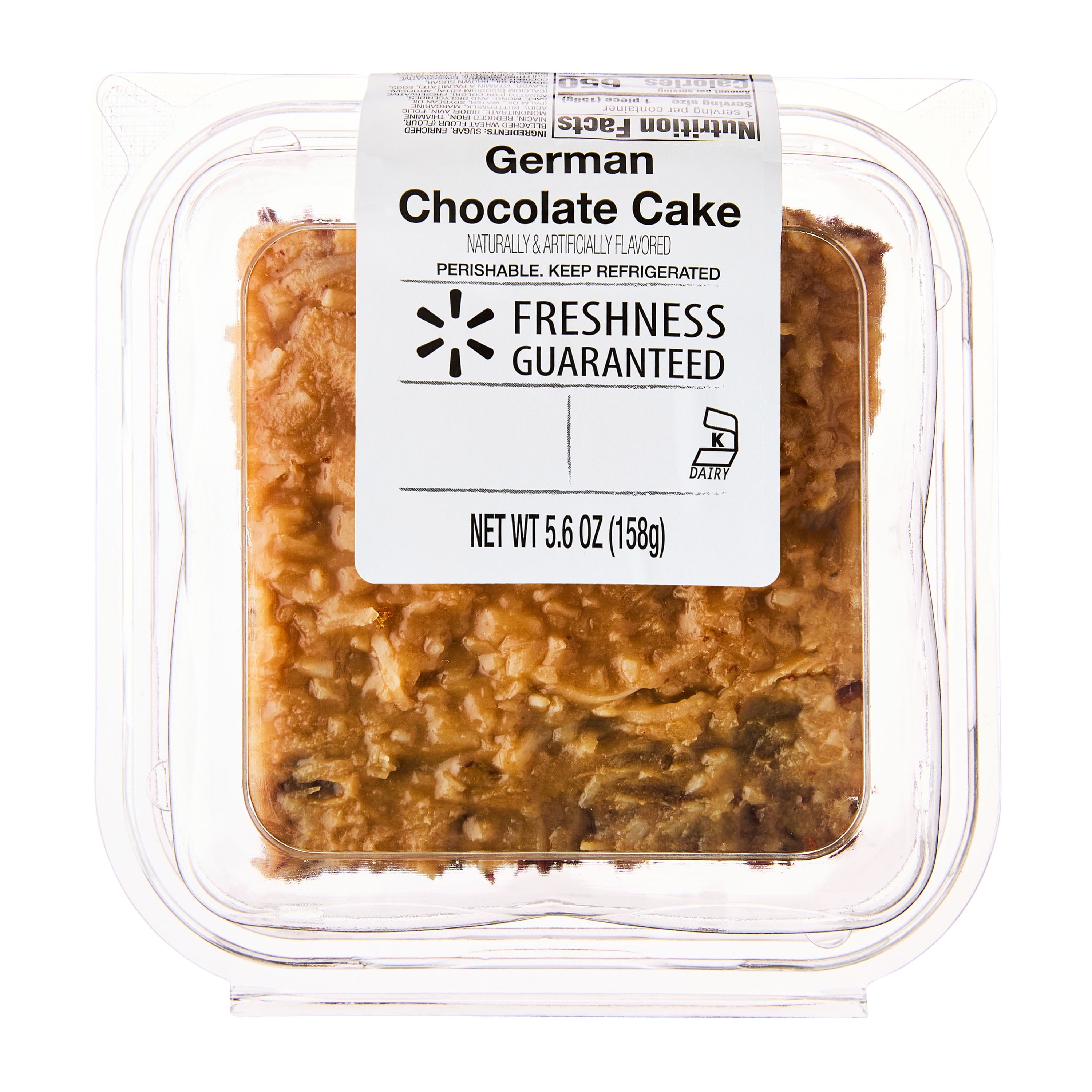 German Chocolate Cake Slice 5.6 Oz Freshness Guaranteed