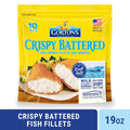 Gorton's Crispy Battered Wild Caught Alaskan Pollock Fillets Frozen 19 Oz 10 Count