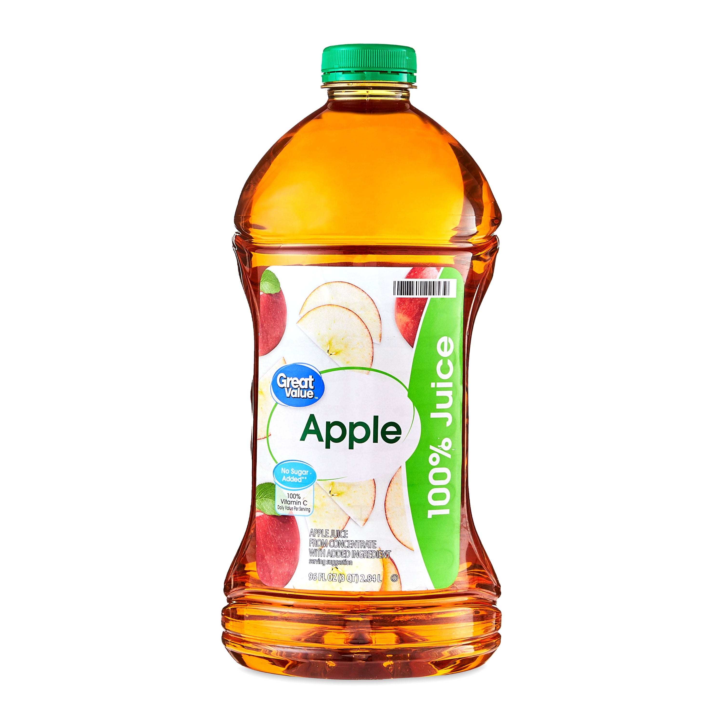 Great Value 100% Apple Juice Pulp-Free 96 fl oz