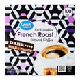 Great Value French Dark Roast 100% Arabica Ground Coffee Pods 34.9 oz 100 Count
