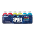 Great Value Sport Hydration Beverage Variety Pack Fruit Punch Lemon Lime Mixed Berry 12 fl oz 18 Count