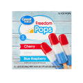 Great Value Freedom Ice Pops Cherry Lime Blue Raspberry 12 Count 19.8 Fl Oz
