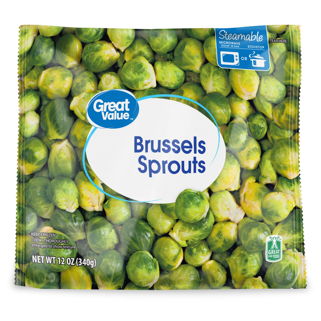 Great Value Frozen Brussels Sprouts 12 Oz