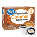 Great Value Caramel Cappuccino Mix Medium Roast Coffee Pods 12 Count
