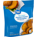 Great Value Breaded Chicken Patties Original Frozen 23.8 Oz 9 Count