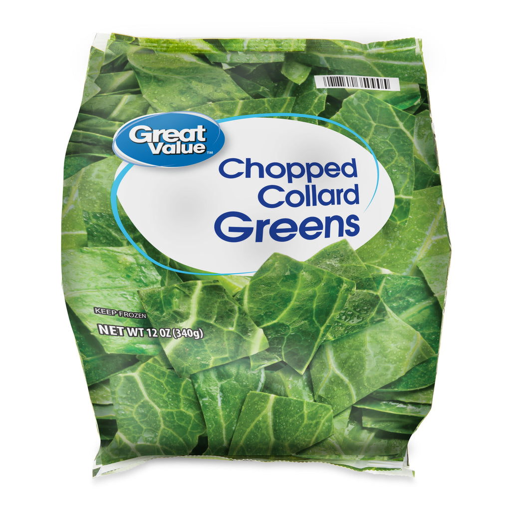 Great Value Chopped Collard Greens Frozen 12 Oz