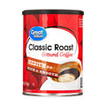 Great Value Classic Roast Naturally Caffeinated Medium Roast Ground Coffee 9.6 oz Canister