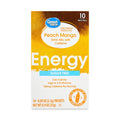 Great Value Energy Peach Mango Sugar-Free Caffeinated Drink Mix Packets 0.9 oz 10 Count
