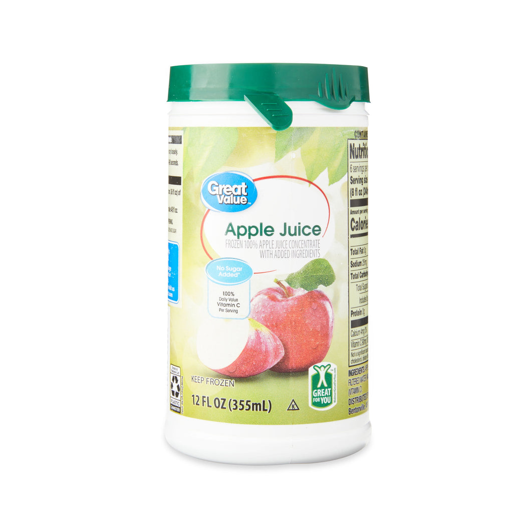 Great Value Apple Juice Frozen Concentrate 12 fl oz