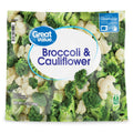 Great Value Broccoli & Cauliflower Florets Frozen 12 Oz
