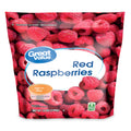 Great Value Whole Red Raspberries Frozen 12 Oz