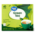 Great Value Naturally Caffeinated Green Tea Bags 2.5 oz 40 Count