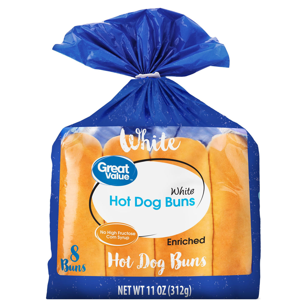 White Hot Dog Buns 11 Oz 8 Count