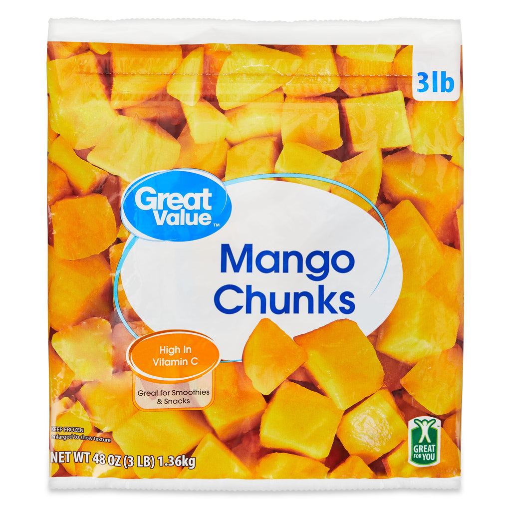 Great Value Mango Chunks Frozen 48 Oz
