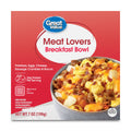 Great Value Meat Lovers Breakfast Bowl 7 Oz Frozen