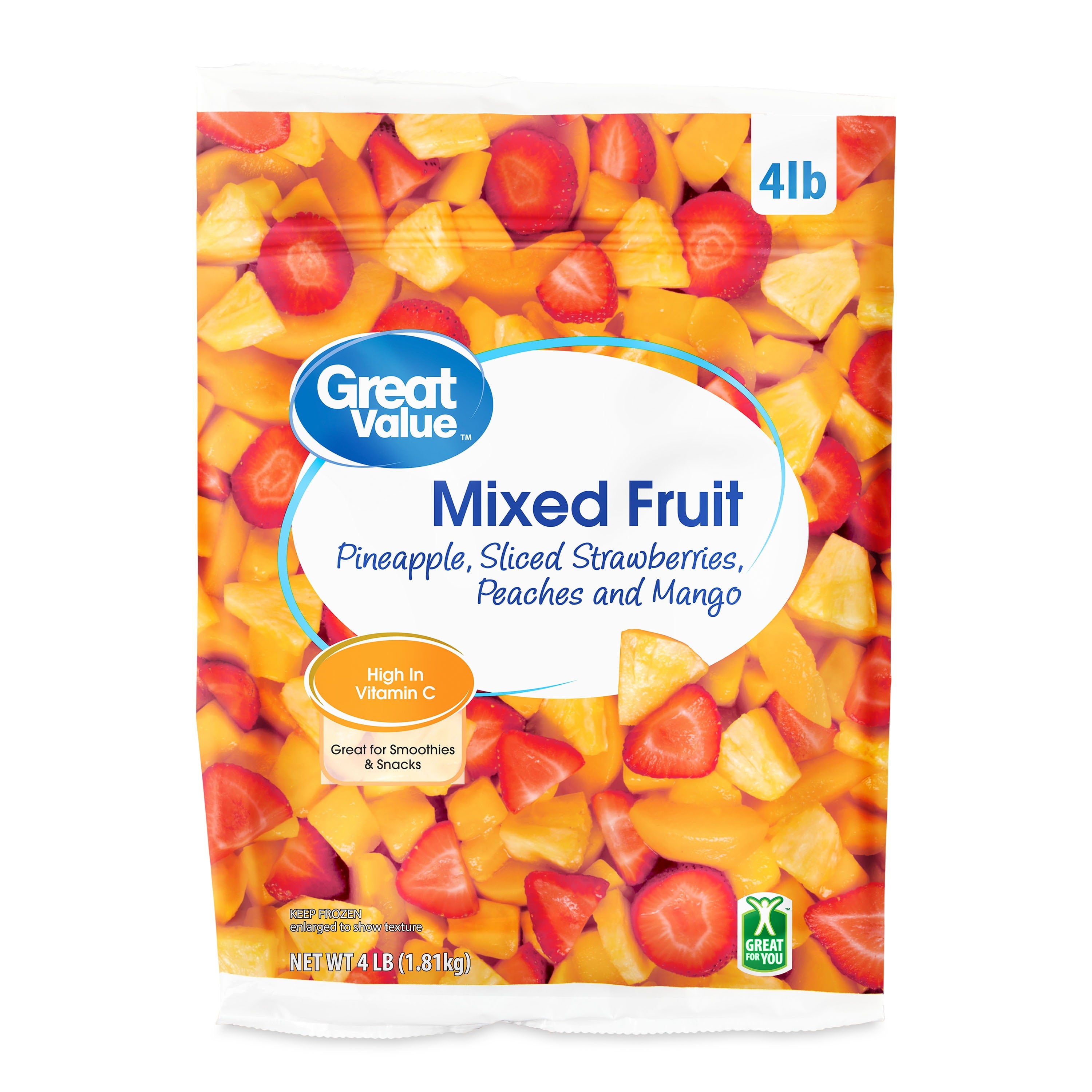 Great Value Mixed Fruit Frozen 64 Oz