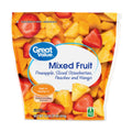 Great Value Mixed Fruit Frozen Pineapple Strawberries Mango Peaches 16 Oz