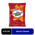Great Value Nacho Cheese Tortilla Chips, 9.75 oz Bag