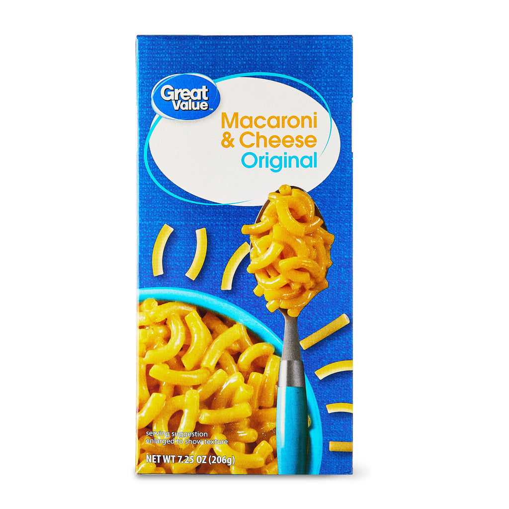 Great Value Original Macaroni & Cheese 7.25 Oz Box