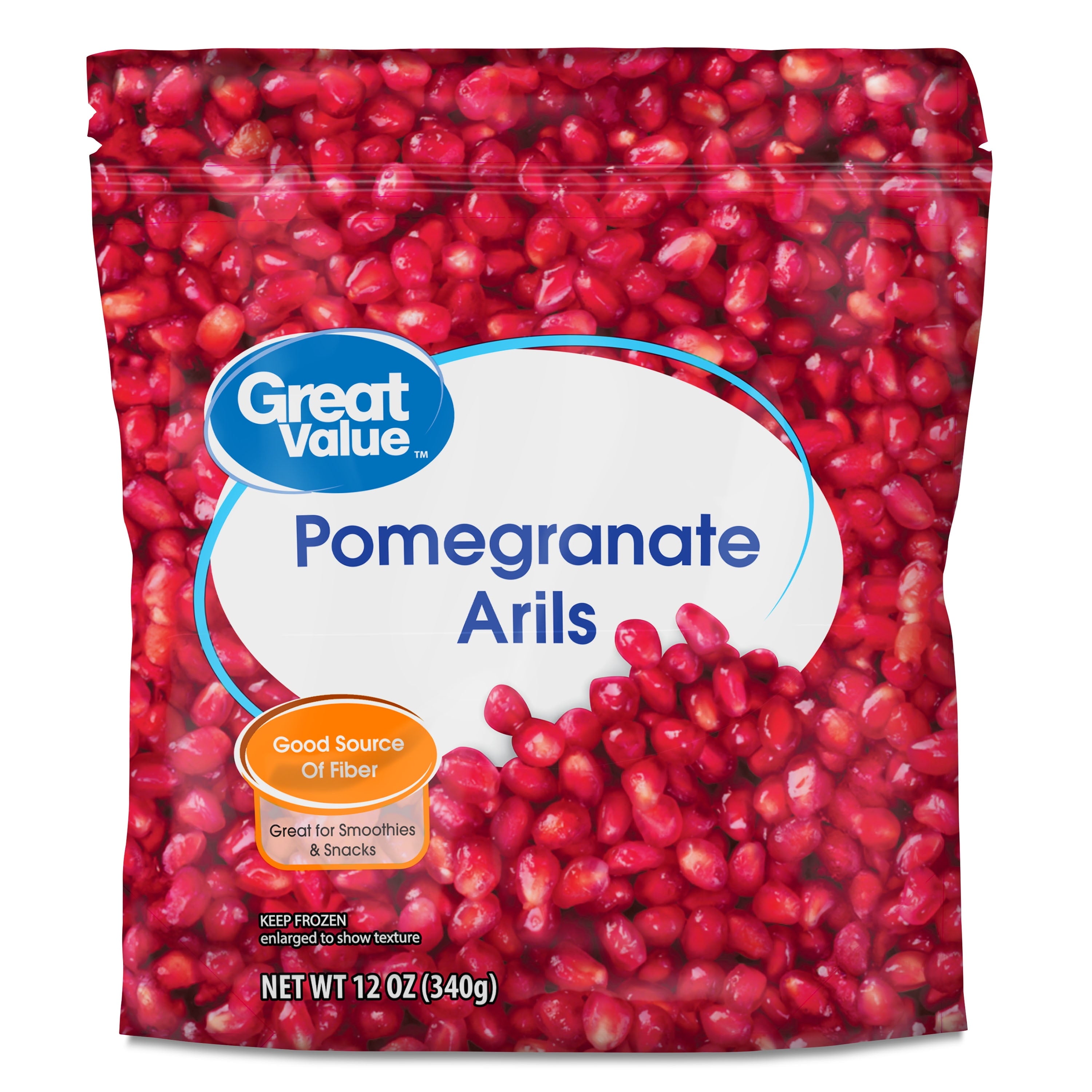 Great Value Pomegranate Arils Frozen 12 Oz