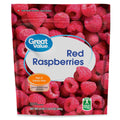Great Value Red Raspberries Frozen 24 Oz