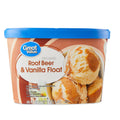 Great Value Root Beer Vanilla Float Ice Cream 48 Fl Oz