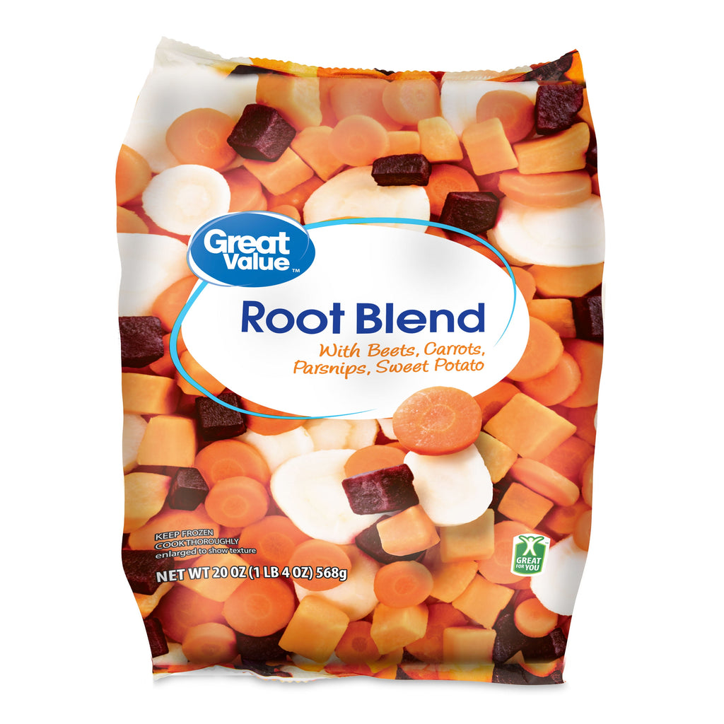 Great Value Frozen Root Blend Beets Carrots Parsnips Sweet Potatoes 20 Oz
