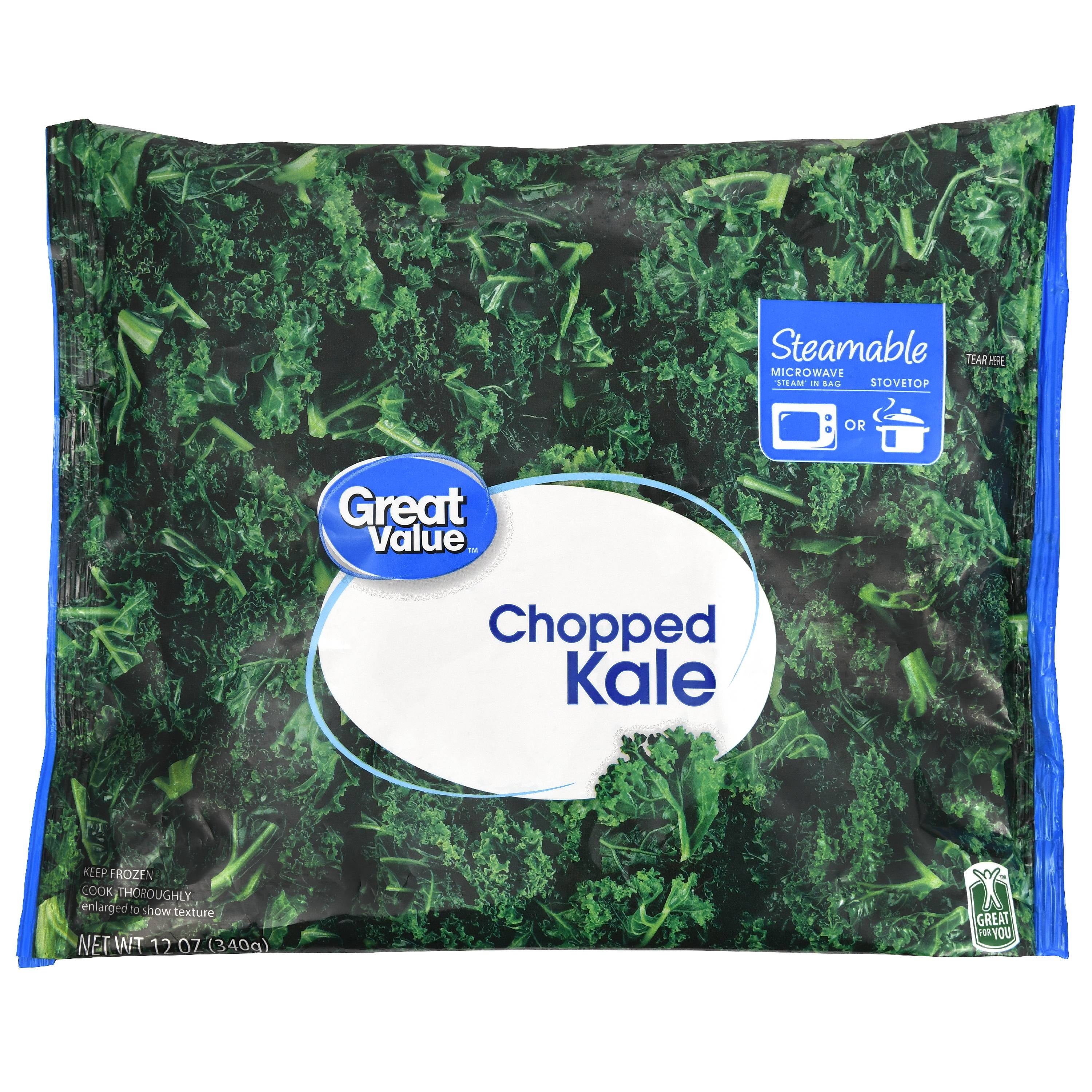 Great Value Chopped Kale Frozen 12 Oz