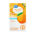 Great Value Sugar-Free Orange Early Rise Drink Mix 0.14 oz 10 Count