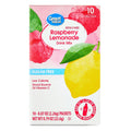 Great Value Sugar-Free Raspberry Lemonade Powdered Drink Mix 0.07 oz 10 Count