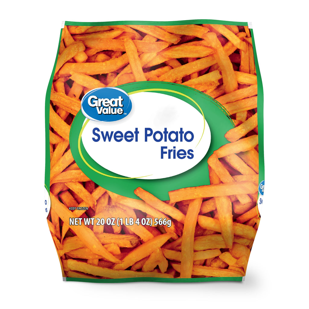 Great Value Sweet Potato Fries Frozen 20 Oz Bag