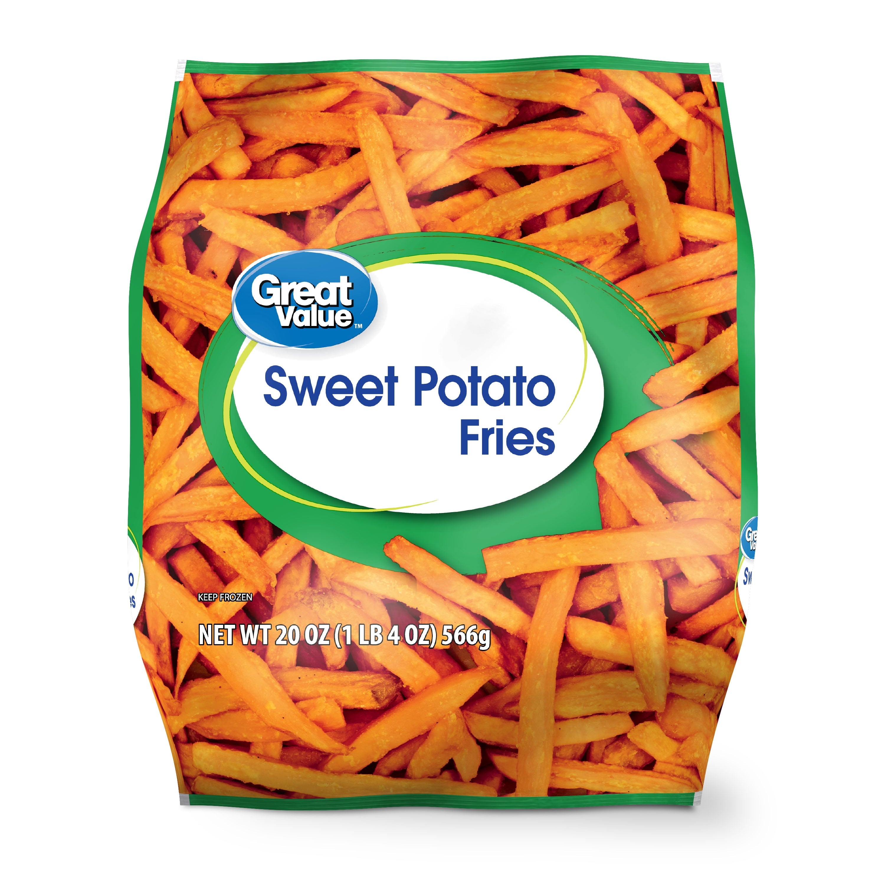 Great Value Sweet Potato Fries Frozen 20 Oz Bag
