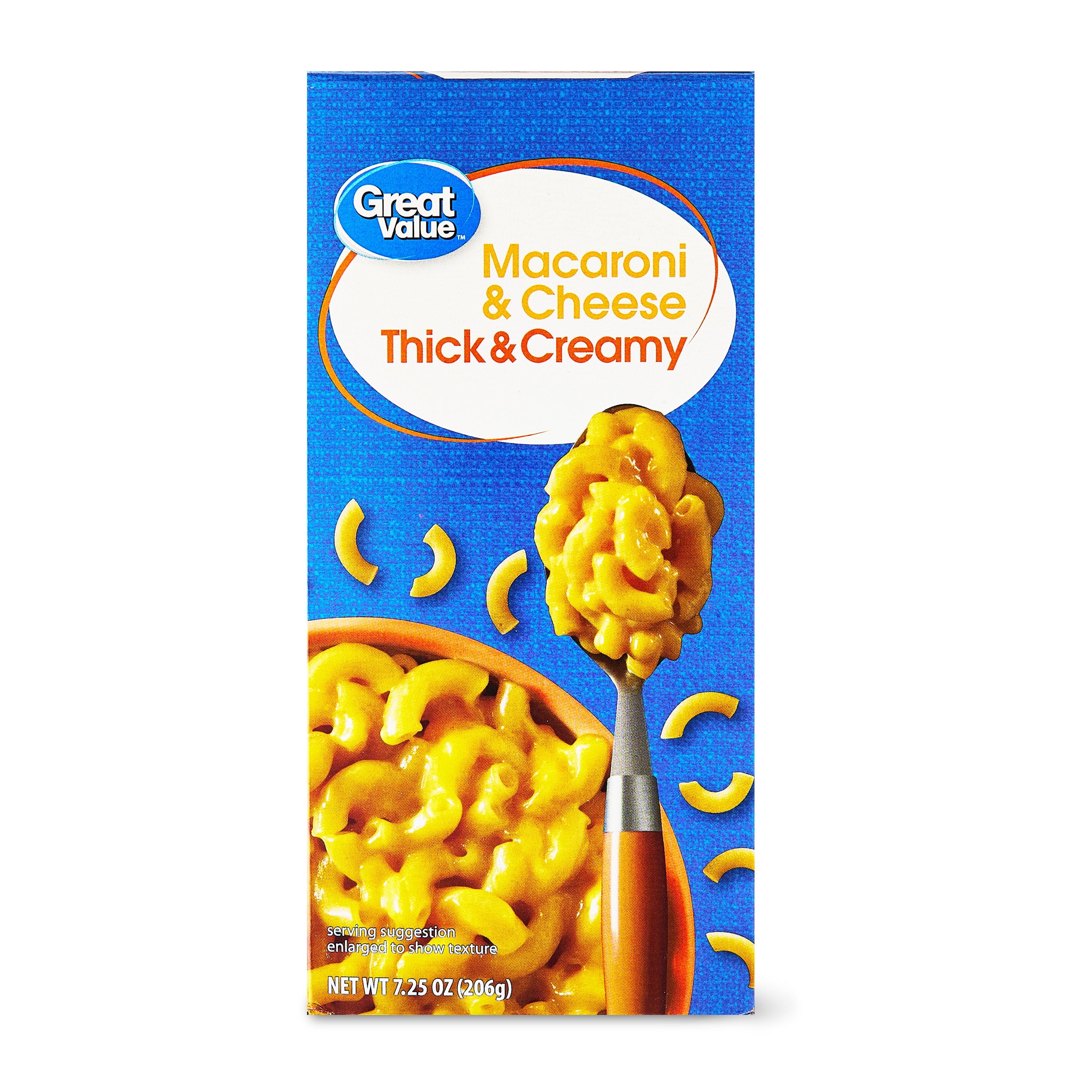 Great Value Thick & Creamy Macaroni And Cheese 7.25 Oz