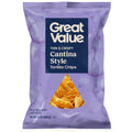 Thin And Crispy Cantina Style Tortilla Chips 13 Oz Great Value