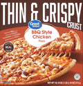 Great Value Thin Crust BBQ Chicken Frozen Pizza 18.1 Oz
