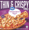 Great Value Thin Crust Chicken Bacon Ranch Frozen Pizza 17.55 Oz