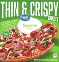 Great Value Thin Crust Supreme Frozen Pizza 18.25 Oz