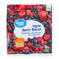 Great Value Triple Berry Blend Frozen 48 Oz