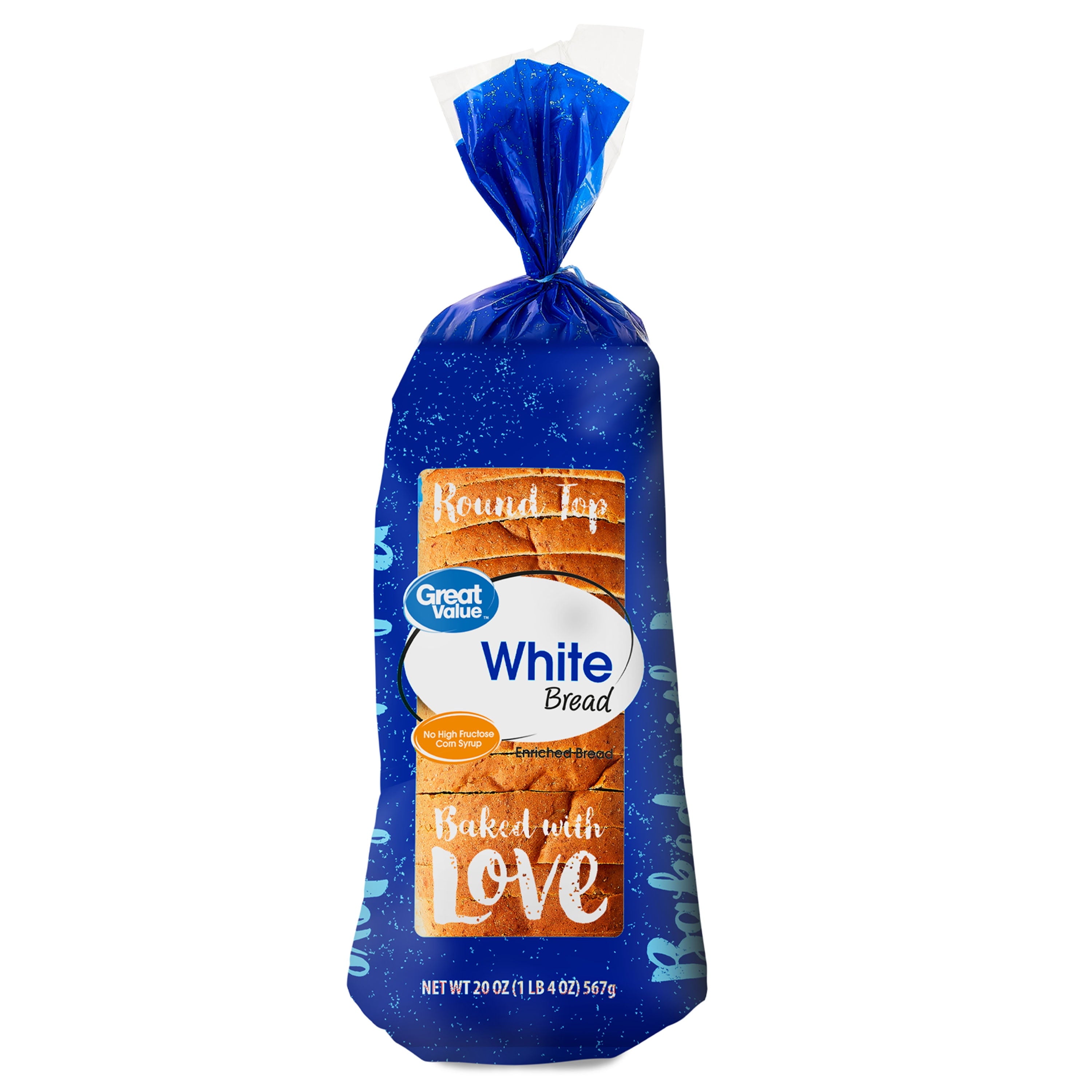 White Round Top Bread 20 Oz