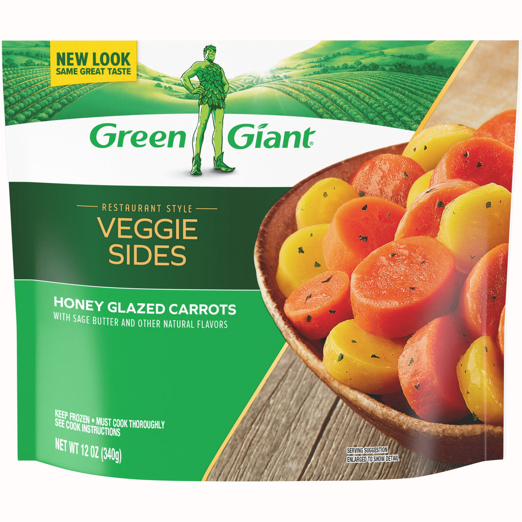 Green Giant Restaurant Style Honey Glazed Carrots With Sage Butter Frozen Vegetable 12 Oz