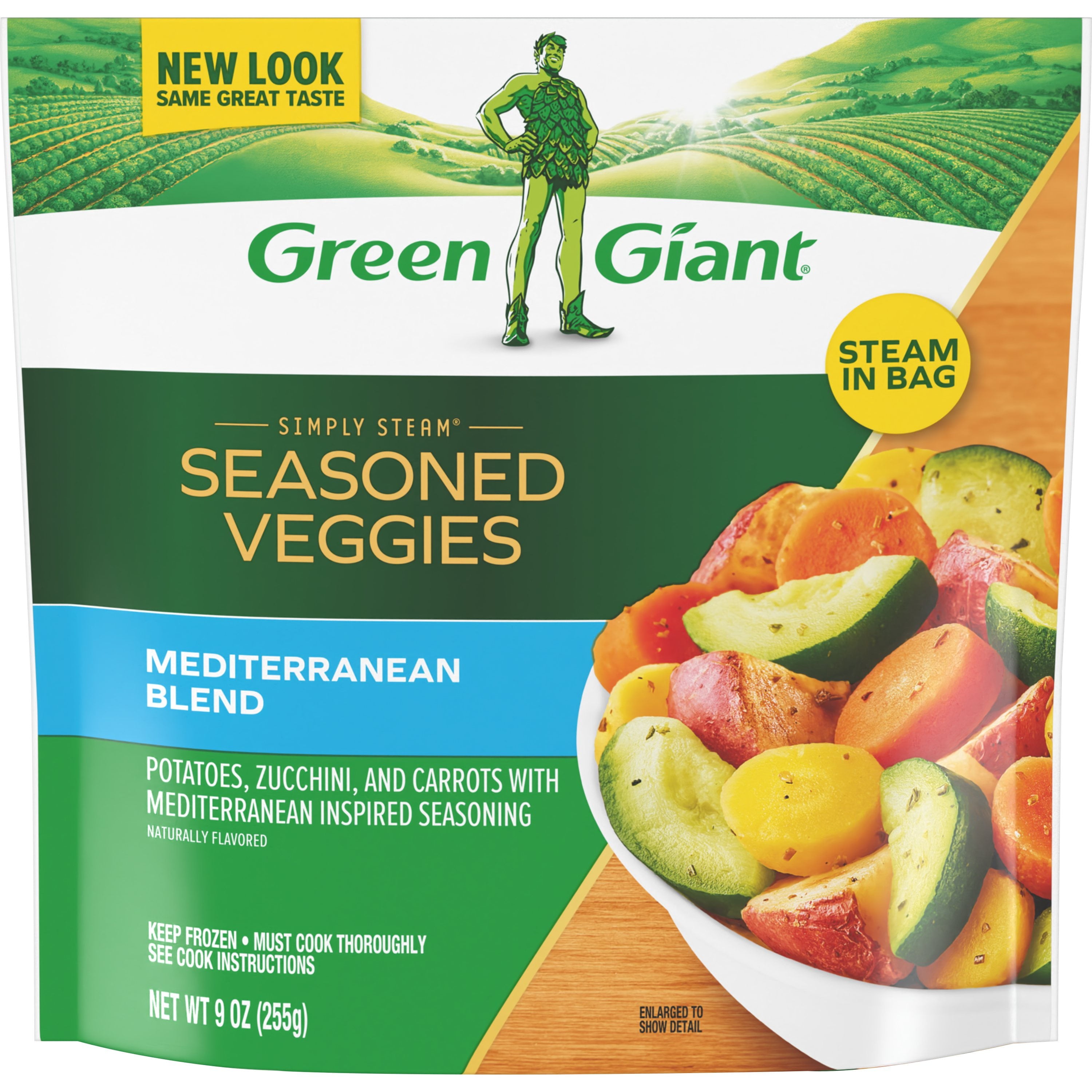 Green Giant Simply Steam Mediterranean Blend Frozen Vegetables 9 Oz
