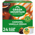 Green Mountain Coffee Roasters Caramel Vanilla Cream Light Roast K-Cup Coffee Pods 24 Count
