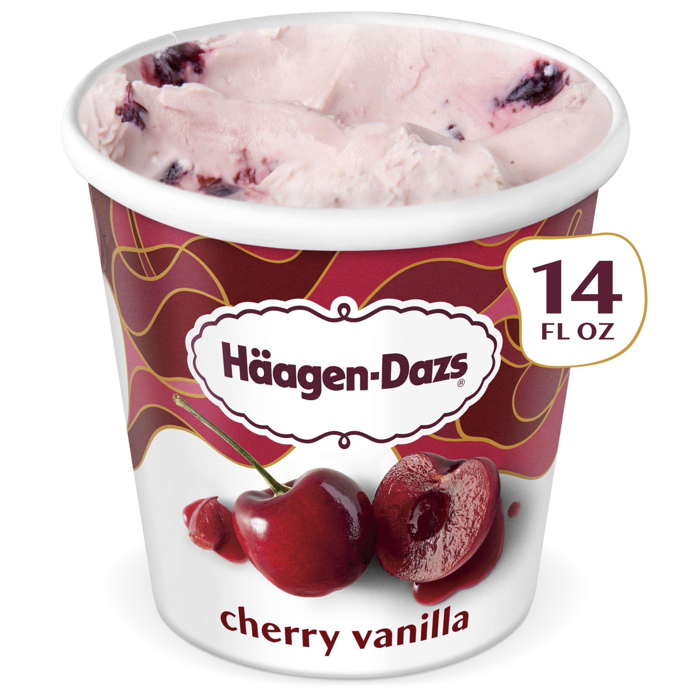 Häagen-Dazs Cherry Vanilla Ice Cream 14 Fl Oz