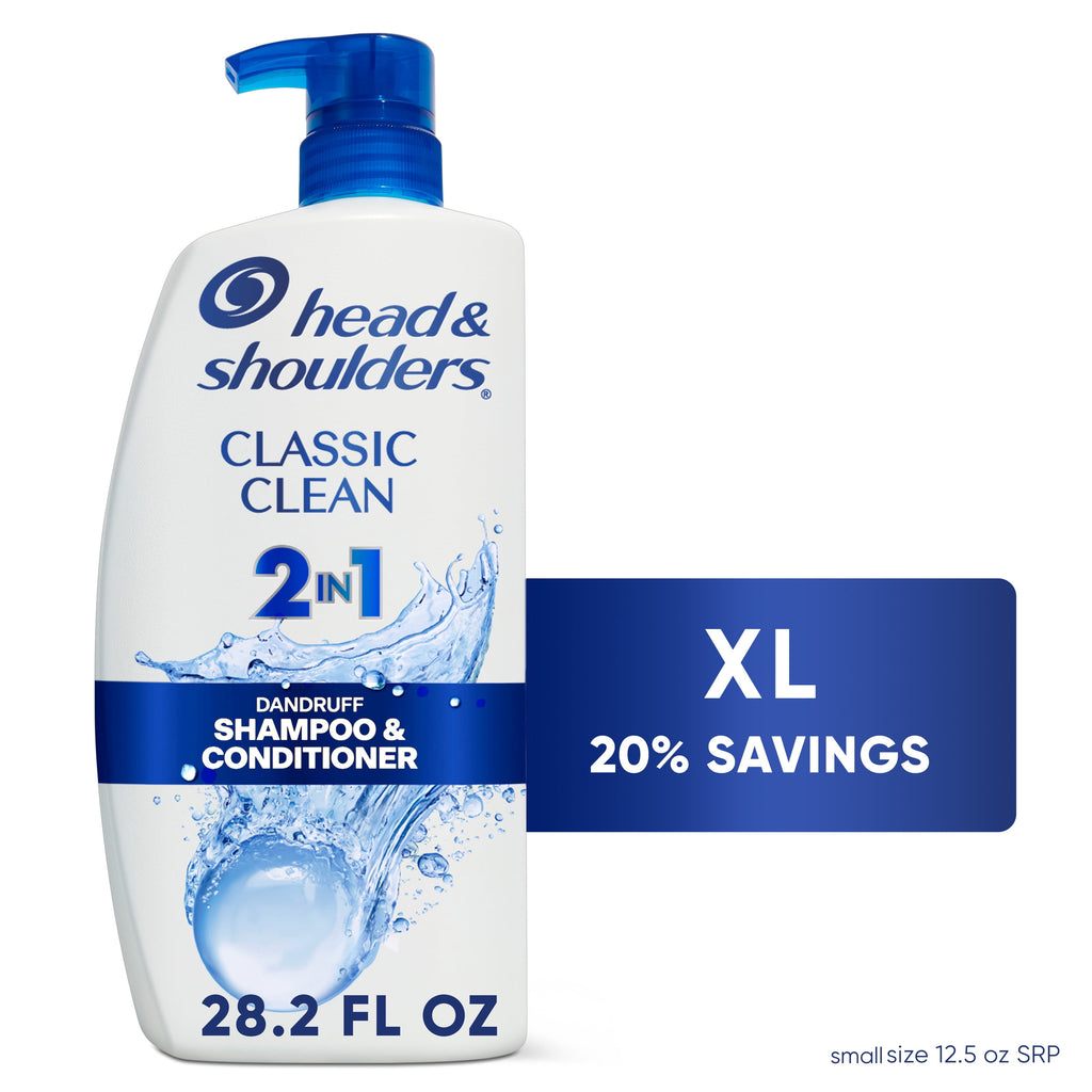 Head & Shoulders Classic Clean 2 in 1 Dandruff Shampoo and Conditioner 28.2 fl oz